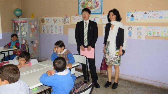 Yenilenmesi Planlanan Büyükkozluca İlkokulu Japon Büyükelçiliği Personeli Tarafından İncelendi