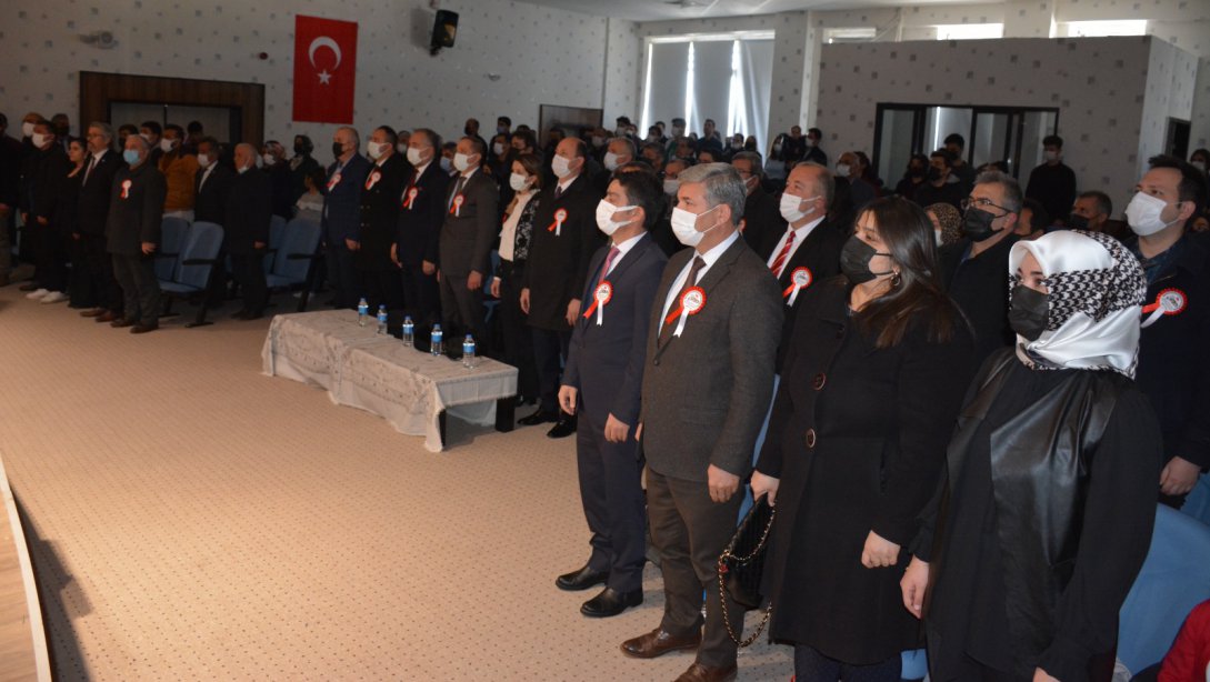 12 Mart İstiklal Marşının Kabulü ve Mehmet Akif Ersoy´u anma etkinliği düzenlendi
